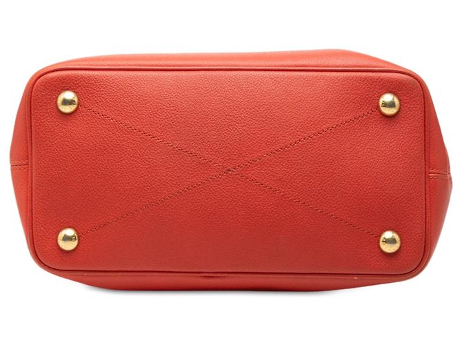 Borsa Tote Louis Vuitton Monogram Empreinte Citadine PM rossa Rosso - vista 3