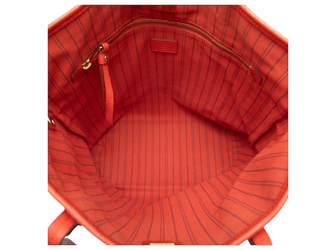 Borsa Tote Louis Vuitton Monogram Empreinte Citadine PM rossa Rosso - vista 4