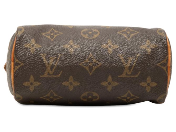 Bolso Louis Vuitton Monogram Mini Speedy HL marrón Castaño - vista 3