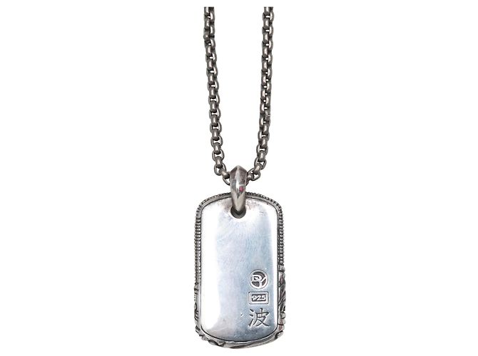 Collana con pendente Waves in argento David Yurman - vista 3