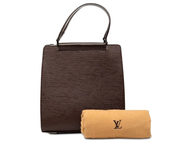 Borsa Louis Vuitton Epi Figari PM marrone - vista 7