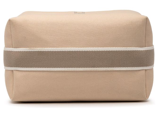 Custodia Bride A Brac in tela Hermès Small Tan Cammello - vista 3