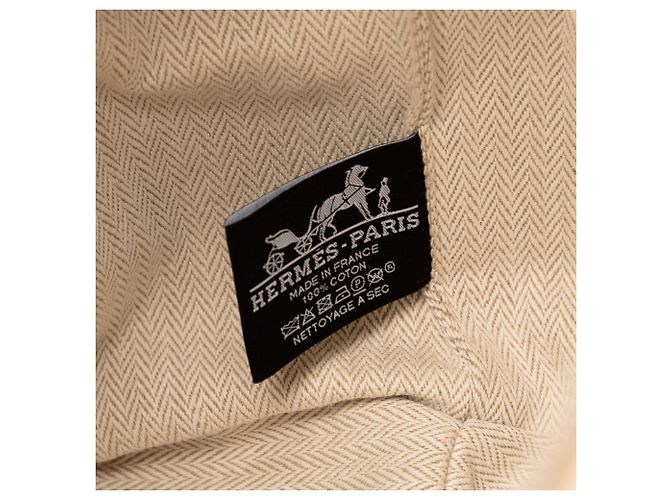 Custodia Bride A Brac in tela Hermès Small Tan Cammello - vista 5
