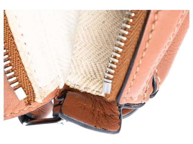 Borsa Nano Puzzle in pelle di vitello marrone LOEWE - vista 6