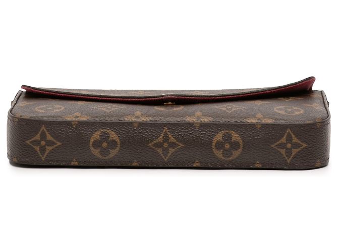 Borsa a tracolla Louis Vuitton Monogram Pochette Felicie marrone - vista 3