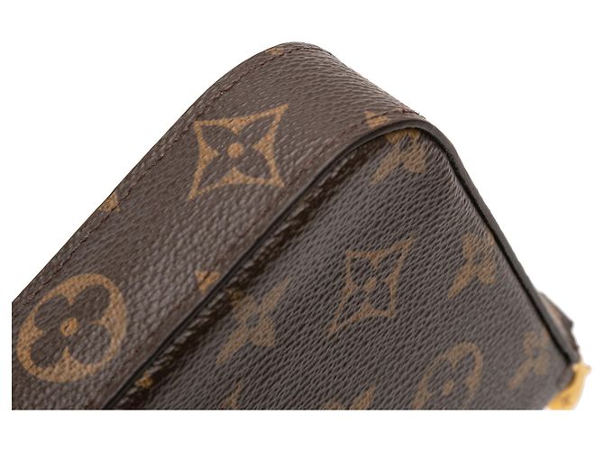 Borsa a tracolla Louis Vuitton Monogram Pochette Felicie marrone - vista 9
