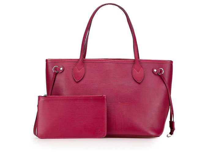Bolsa Tote Pink Louis Vuitton Epi Neverfull PM Rosa - vista 11