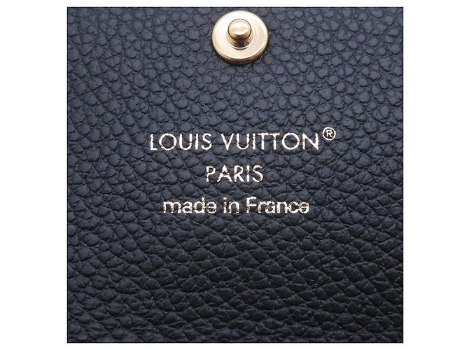 Black Louis Vuitton Monogram Empreinte 6 Key Holder - view 3