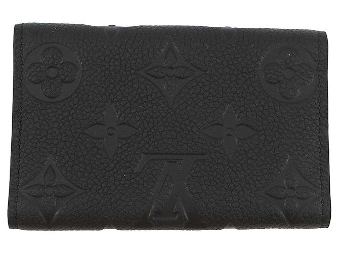 Black Louis Vuitton Monogram Empreinte 6 Key Holder - view 8