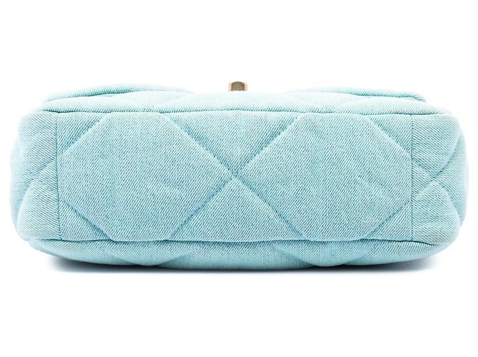 Bolso Chanel 19 de denim azul, tamaño Medium - vista 3