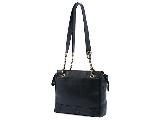Tote Chanel Triple CC Caviar Nero - vista 2