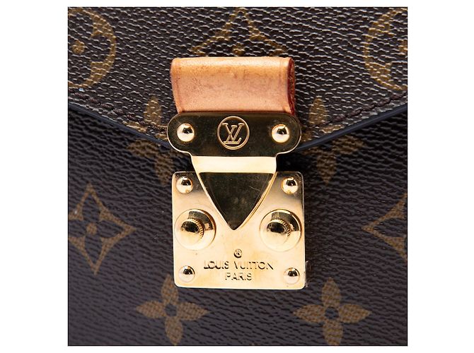 Borsa Louis Vuitton Monogram Pochette Metis marrone - vista 5