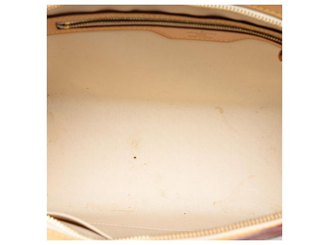 Borsa Louis Vuitton Monogram Vernis Brea MM Gialla Giallo - vista 4