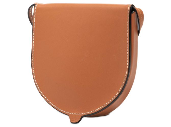 Borsa a tracolla LOEWE Mini Soft Calfskin Heel Pouch marrone - vista 2