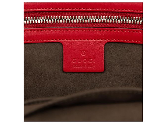 Zaino rosso Gucci Guccissima - vista 5