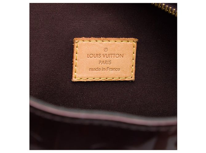 Borsa Tote Louis Vuitton Monogram Vernis Brentwood viola Porpora - vista 5