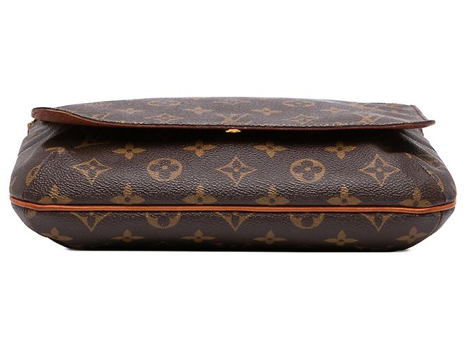 Bolso de hombro marrón Louis Vuitton Monogram Musette Tango Short Strap Castaño - vista 3