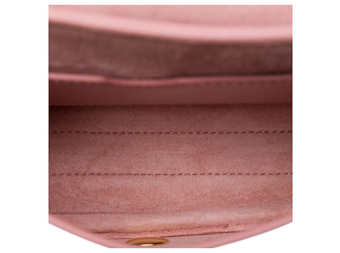 Bobby Small Leather Crossbody Rosa di Dior - vista 4