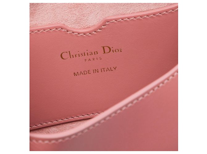 Bobby Small Leather Crossbody Rosa di Dior - vista 5