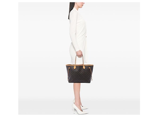Bolso Tote Louis Vuitton Monogram Neverfull MM marrón Castaño - vista 6
