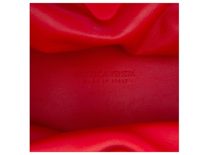 Bolso Bottega Veneta Medium Boucle Tweed The Point Triangle Rojo - vista 5