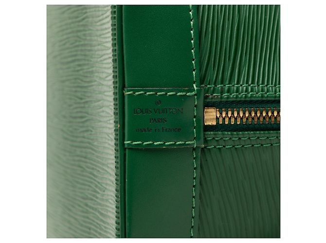 Borsa Louis Vuitton Epi Alma PM verde - vista 5