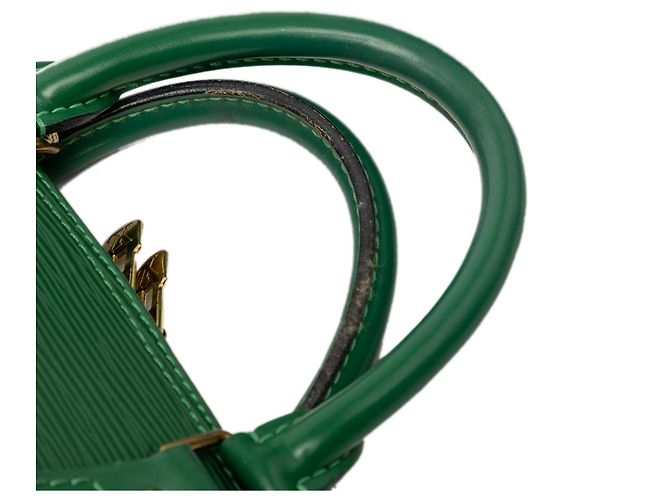 Borsa Louis Vuitton Epi Alma PM verde - vista 6