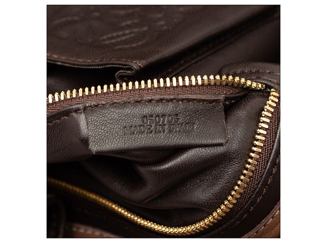 Borsa LOEWE Special Edition Woven Nappa Aire marrone - vista 6