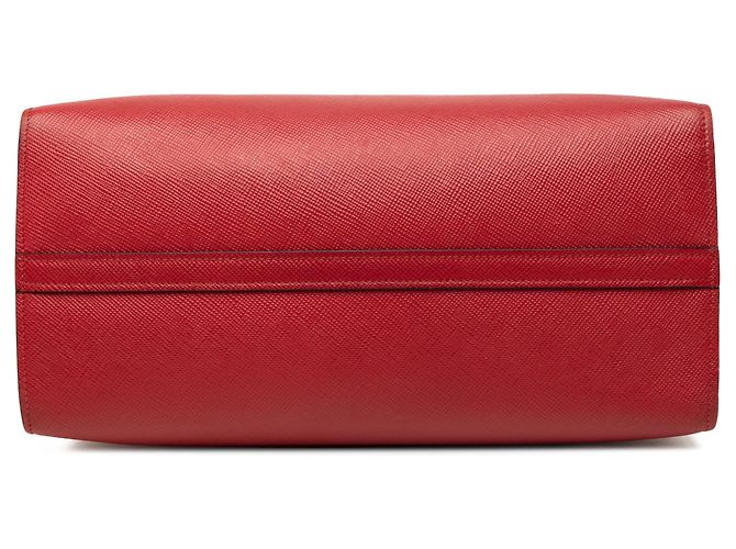 Roter Prada Medium Saffiano Monochrome Top Handle Tote Satchel - Ansicht 3
