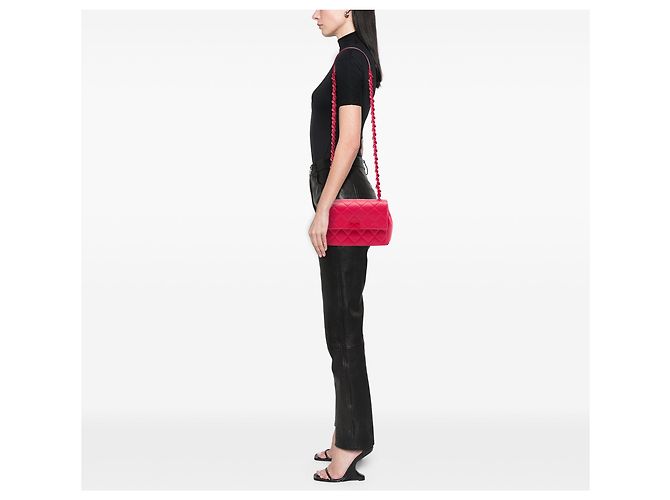 Borsa a tracolla Chanel Medium Caviar My Everything Flap Rossa Rosso - vista 6