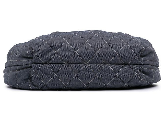 Cabas Blue Chanel Large Quilted Denim Stretch Spirit Blau - Ansicht 3