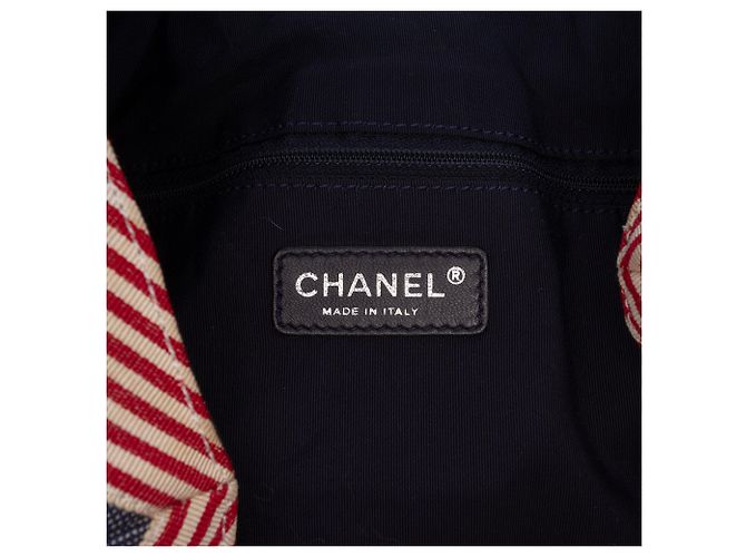 Cabas Blue Chanel Large Quilted Denim Stretch Spirit Blau - Ansicht 5