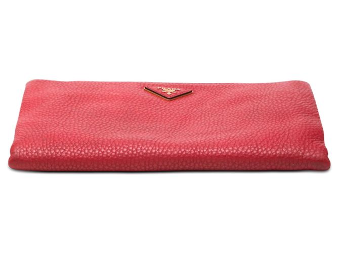 Borsa a tracolla Prada Vitello Daino rossa Rosso - vista 3