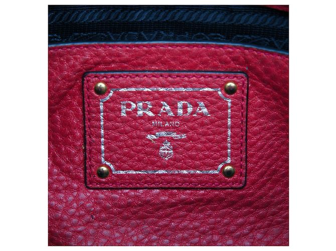 Borsa a tracolla Prada Vitello Daino rossa Rosso - vista 5
