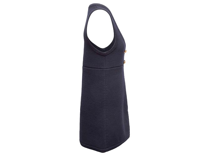 Céline Strick-Latzkleid Celine Navy Größe US S Blau - Ansicht 2