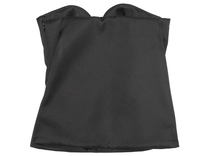 Top corsé palabra de honor negro Lanvin Talla FR 34 - vista 2