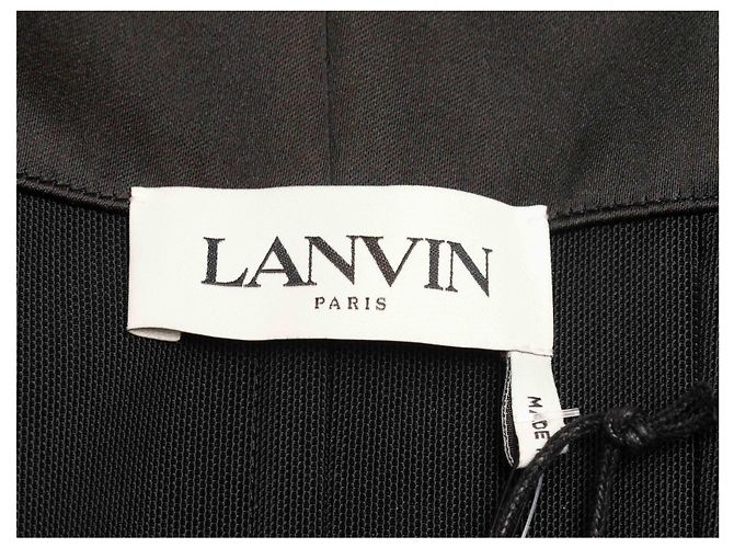 Top corsé palabra de honor negro Lanvin Talla FR 34 - vista 3