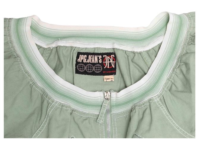 Jean Paul Gaultier Top de mangas abullonadas Mint JPG Jean's Short Talla US 8 - vista 4