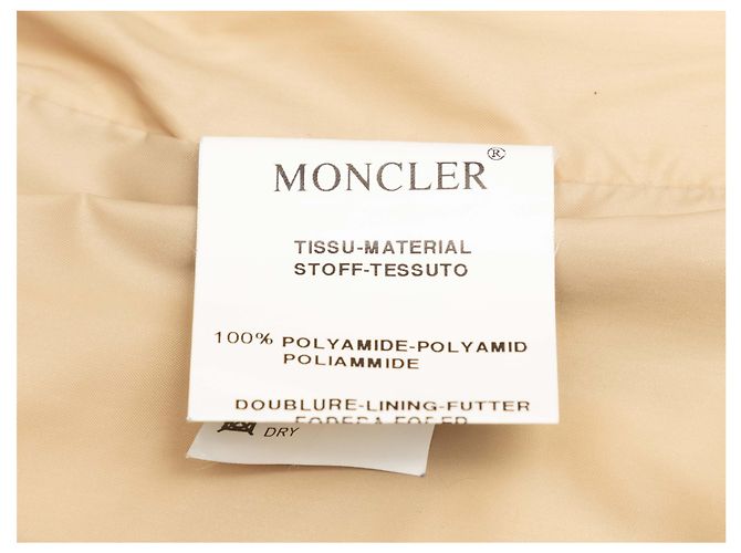 Chaleco acolchado de plumón Moncler Tan Talla Designer 3 Camello - vista 6