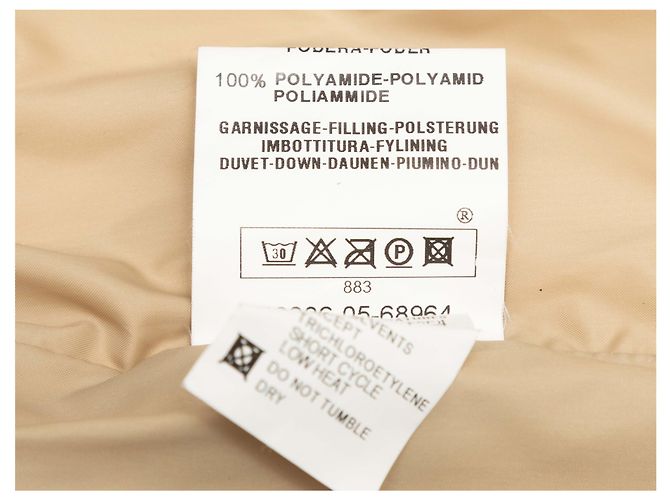 Chaleco acolchado de plumón Moncler Tan Talla Designer 3 Camello - vista 7