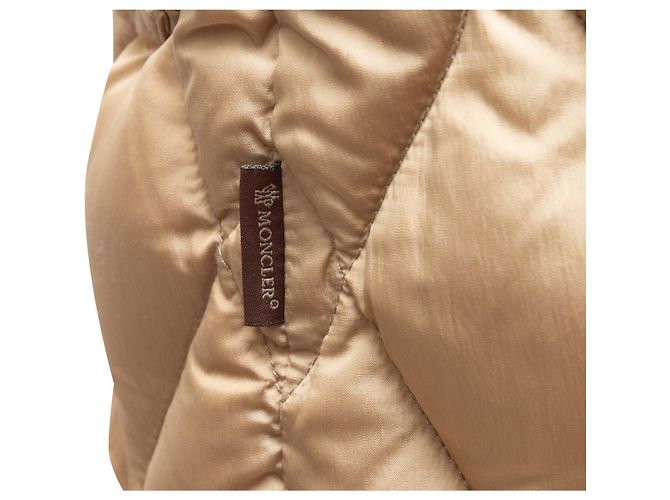 Chaleco acolchado de plumón Moncler Tan Talla Designer 3 Camello - vista 9