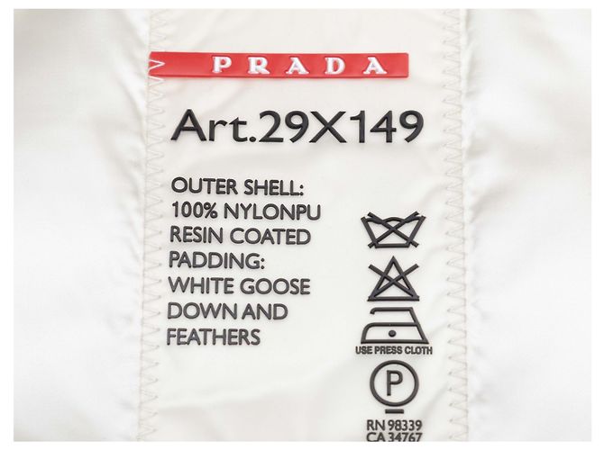 Chaleco acolchado negro Prada Talla IT 40 - vista 5