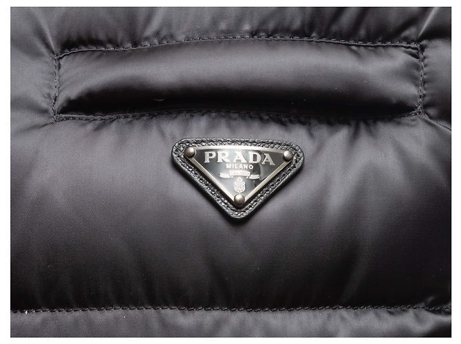 Chaleco acolchado negro Prada Talla IT 40 - vista 7