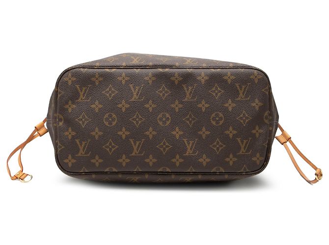 Borsa Tote Louis Vuitton Monogram Neverfull MM marrone - vista 3