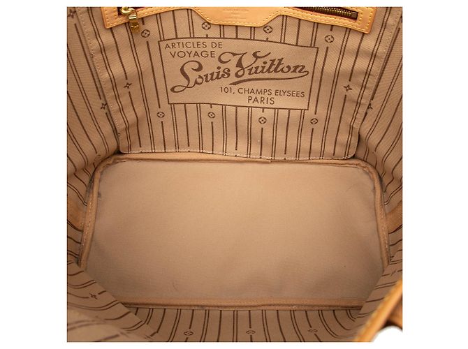 Borsa Tote Louis Vuitton Monogram Neverfull MM marrone - vista 4