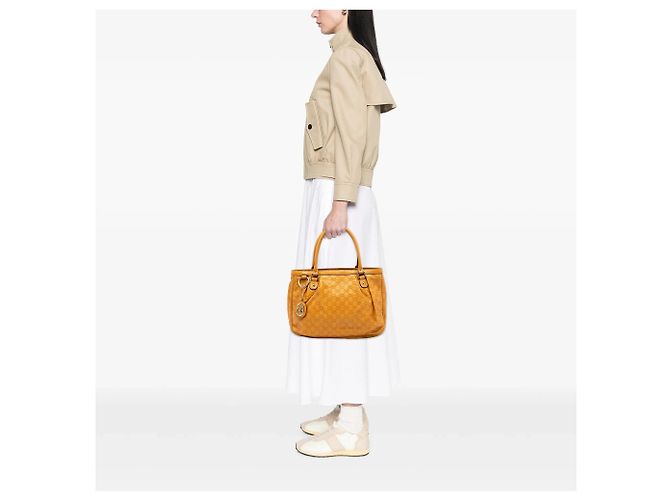 Tote Gucci Guccissima Sukey giallo - vista 7