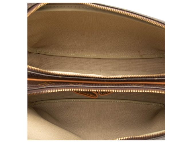 Sac bandoulière Louis Vuitton Monogram Reporter GM marron - vue 4