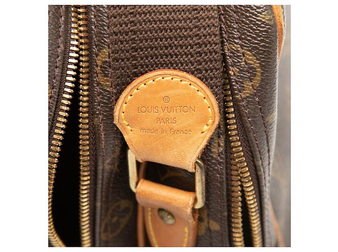 Sac bandoulière Louis Vuitton Monogram Reporter GM marron - vue 5