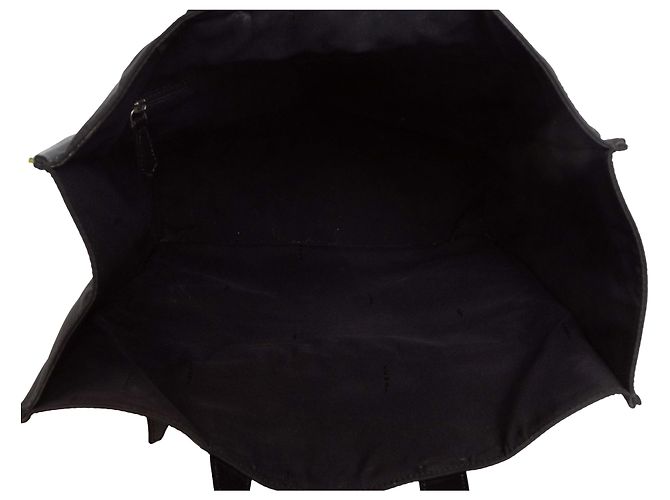 Borsa Tote Fendi in nylon con scritta Black & Multicolor - vista 6