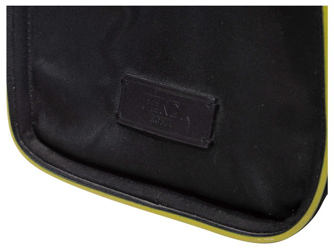 Borsa Tote Fendi in nylon con scritta Black & Multicolor - vista 7